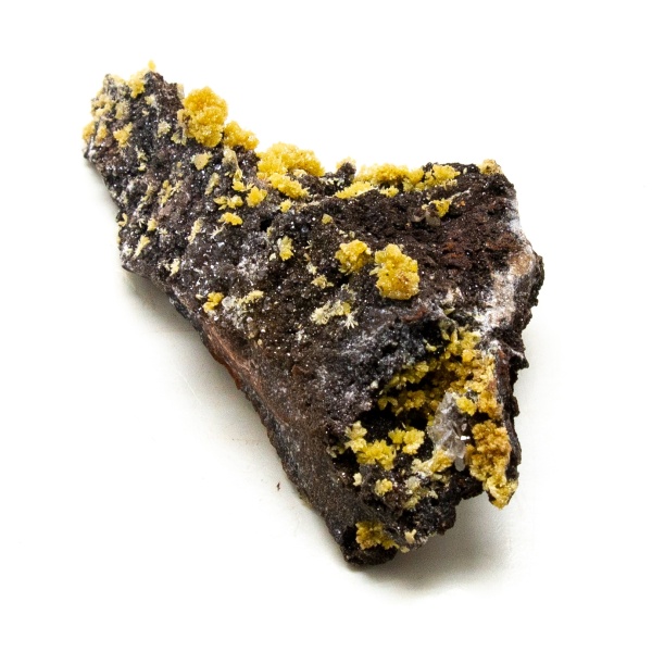 Mimetite with Calcite Cluster-211016
