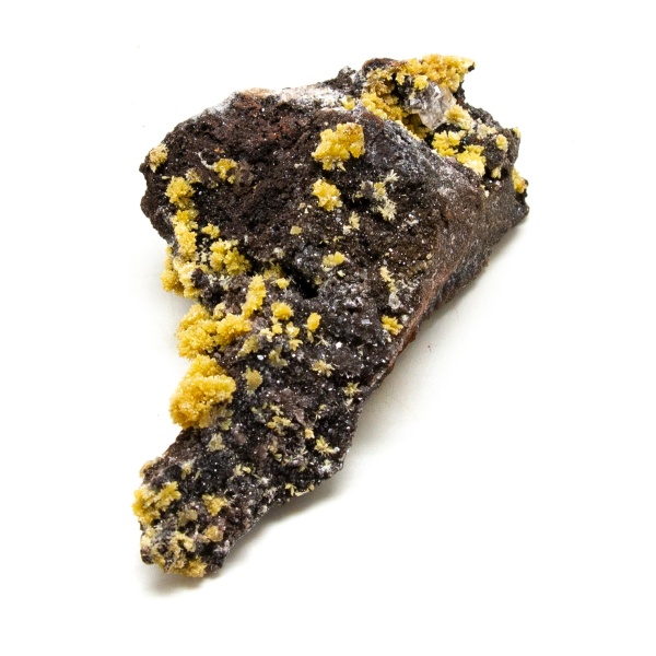 Mimetite with Calcite Cluster-211018