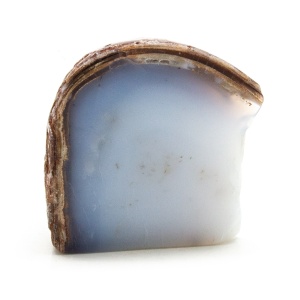 Polished Blue Chalcedony Display Piece-0