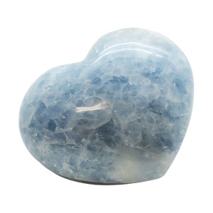 Blue Calcite Heart-217115