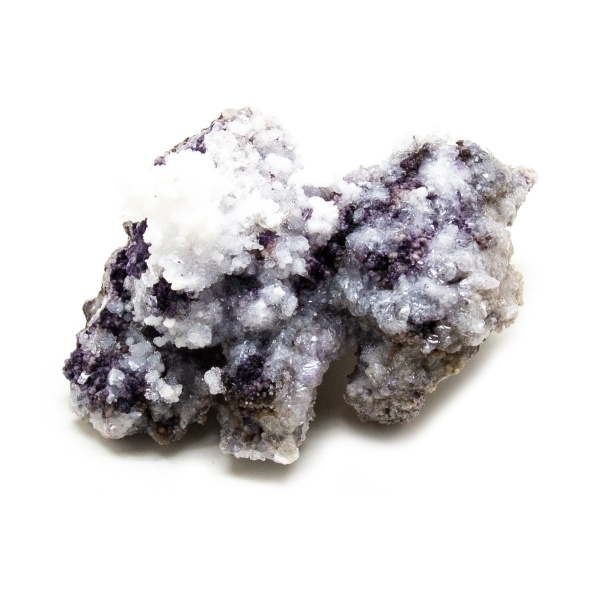 Fluorite with Selenite Cluster-0