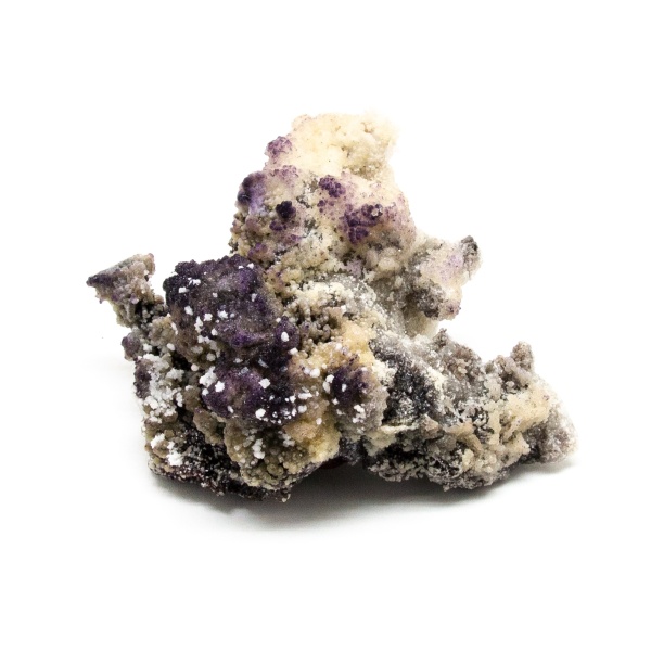 Fluorite with Selenite Cluster-0