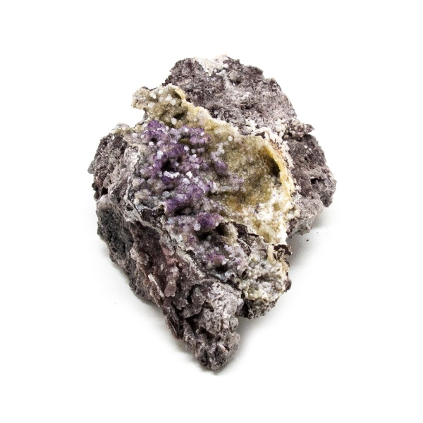 Fluorite with Selenite Cluster-219954