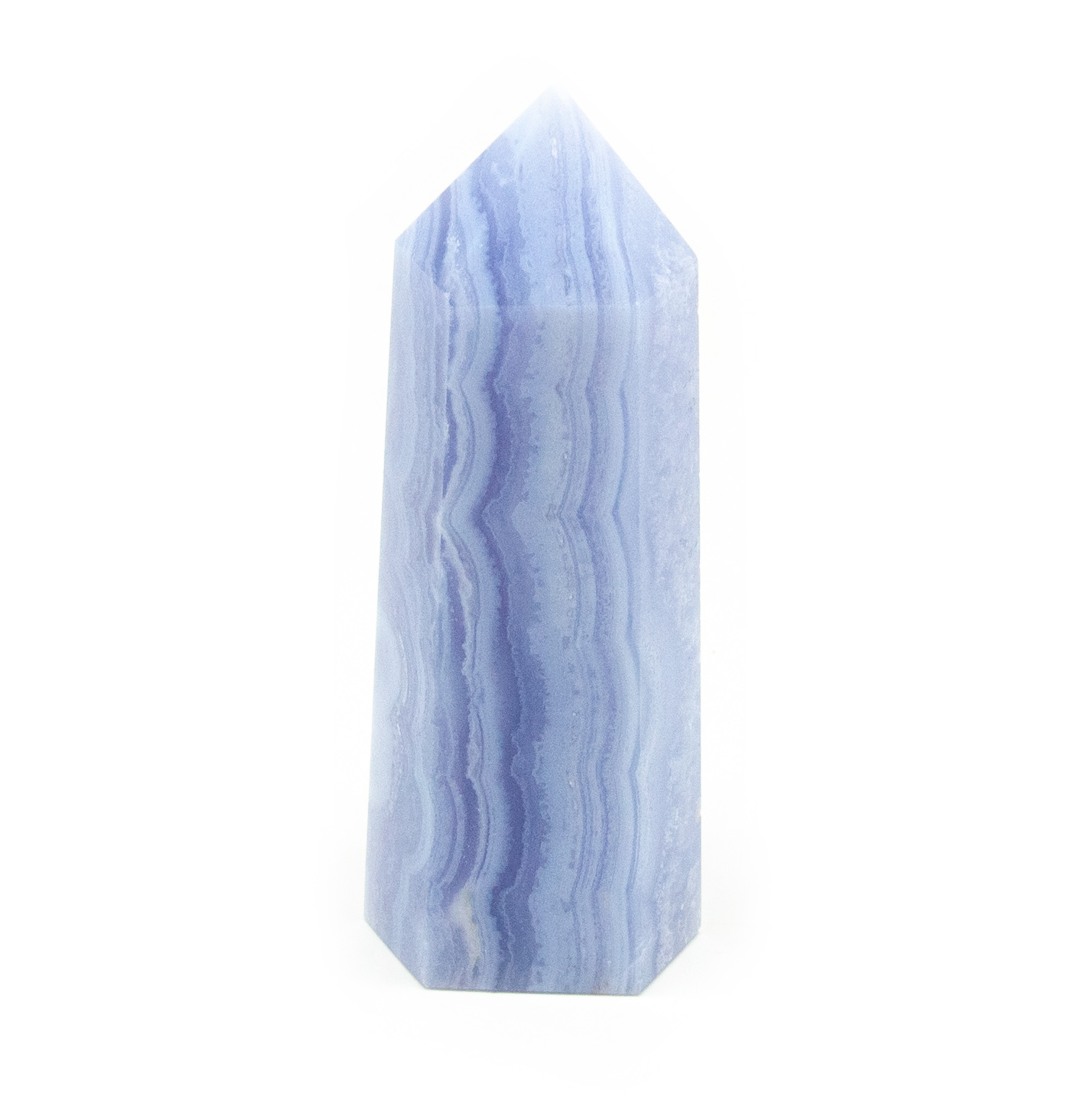 blue lace agate polished