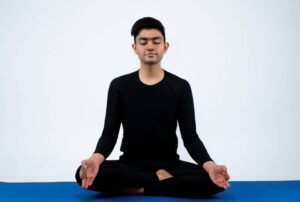 Sukhasana easy pose root chakra healing yoga