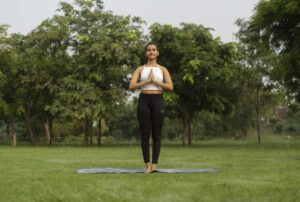 Tadasana mountain pose root chakra yoga