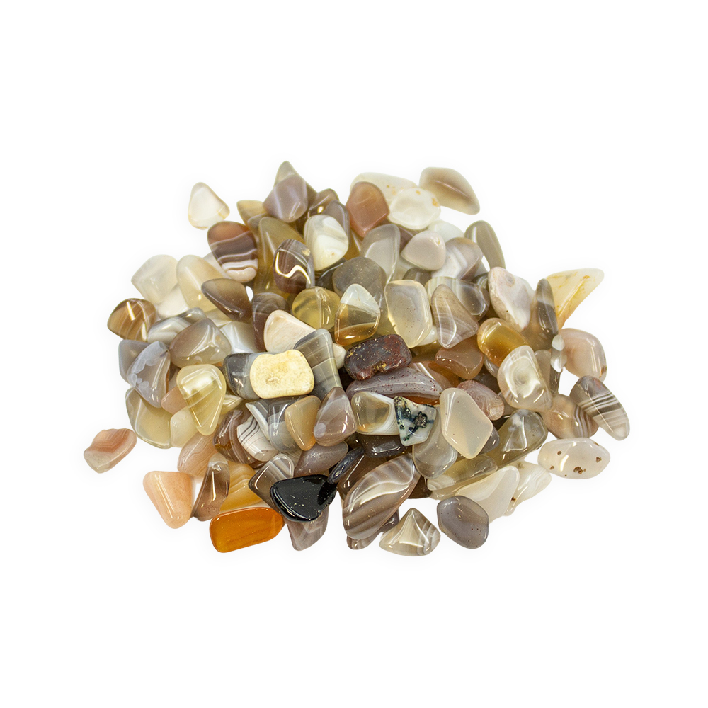 Botswana Agate Crystal Chips (5-7 mm) - Image 2
