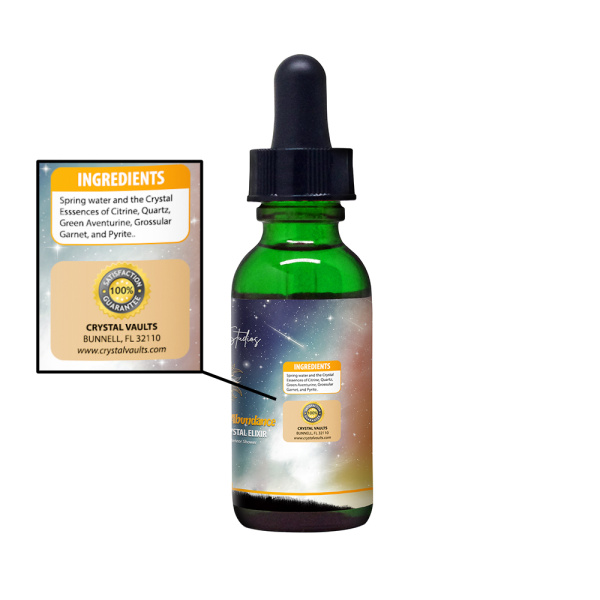 new beginnings and abundance crystal elixir