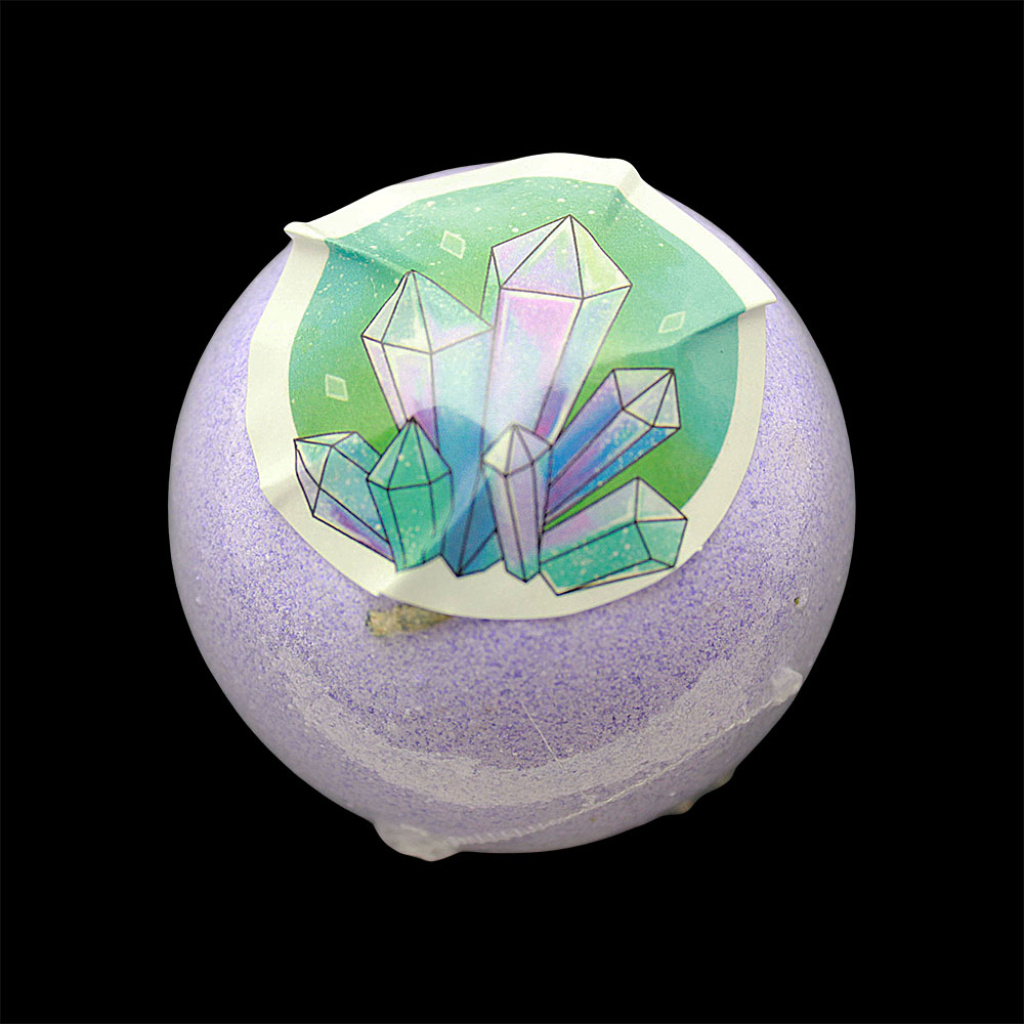 Mystery Bath Bomb with Crystal Inside Crystal Vaults