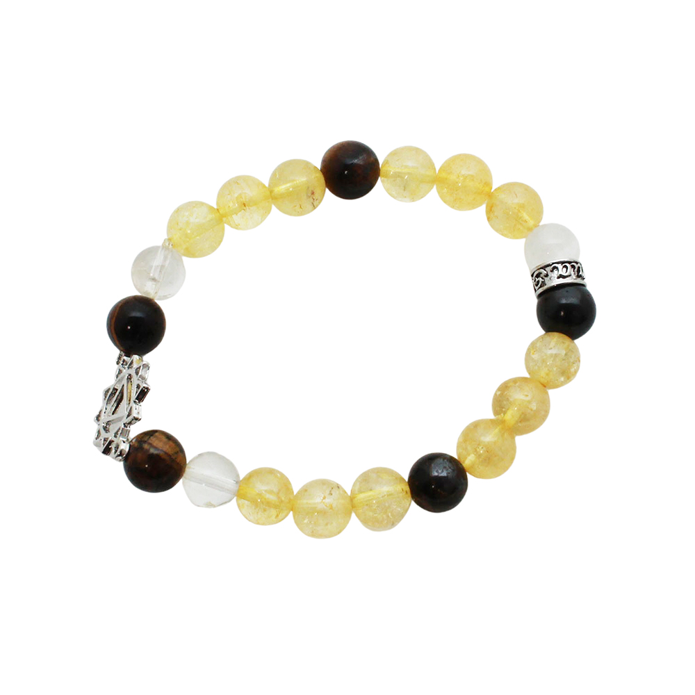Buy Citrine Crystal Healing Bracelet | Stone for Wealth & Protection Online  in India - Mypoojabox.in