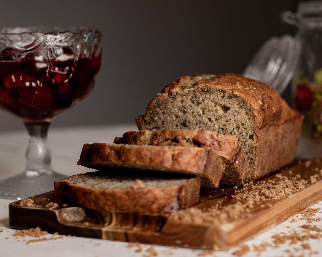 baking with crystals healthy banana bread