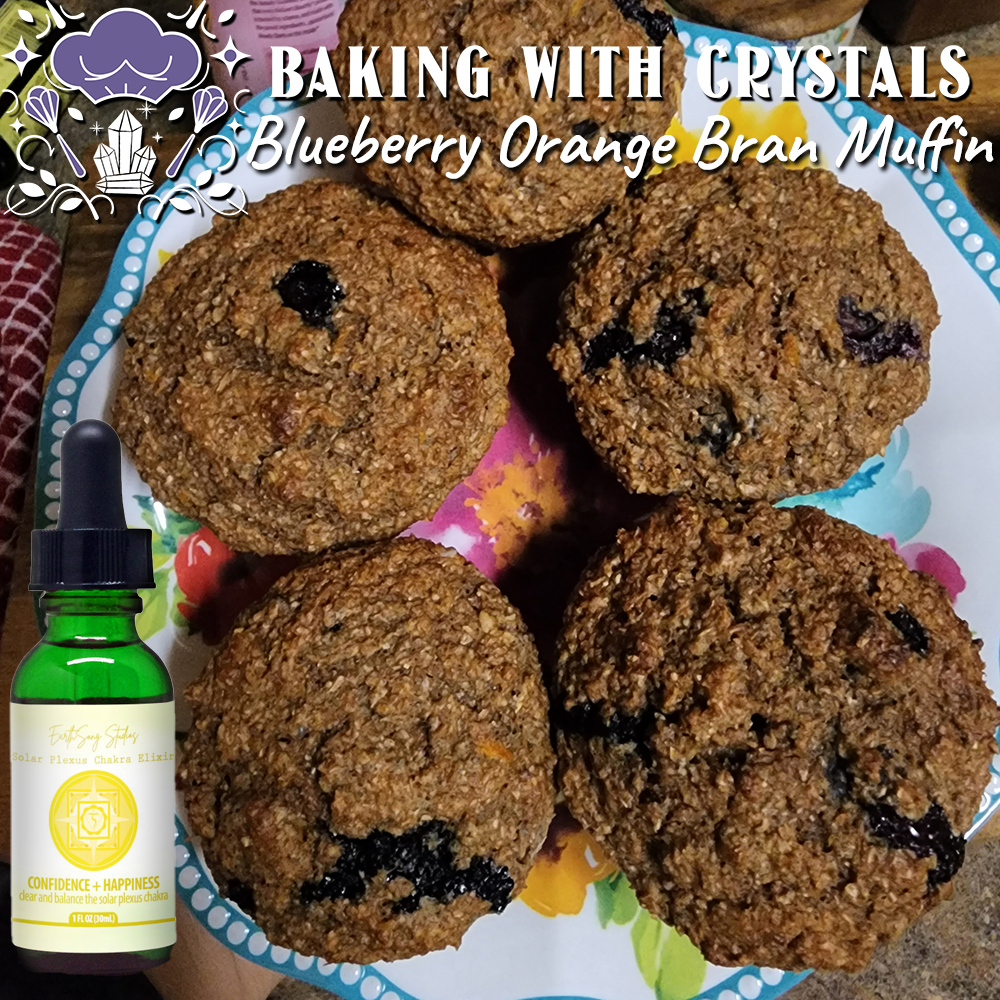 baking with crystals blueberry orange bran muffins