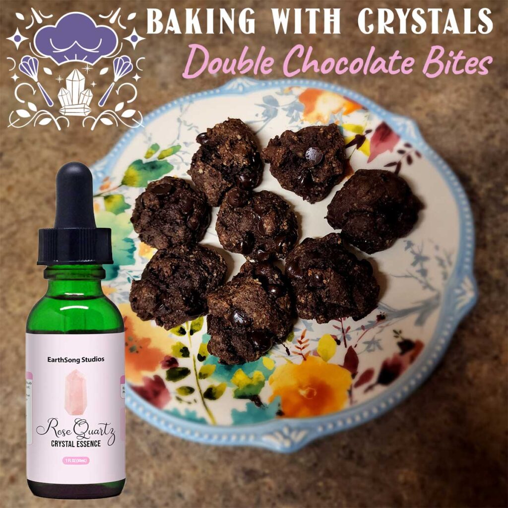 baking with crystals double chocolate bites