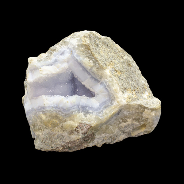 Druzy Blue Lace Agate in Matrix - Image 2
