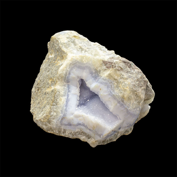 Druzy Blue Lace Agate in Matrix