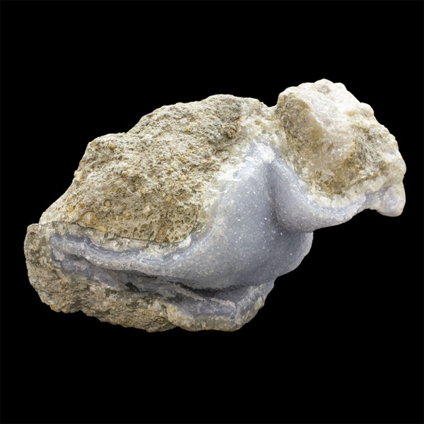 Attuned Druzy Blue Lace Agate in Matrix - Image 3