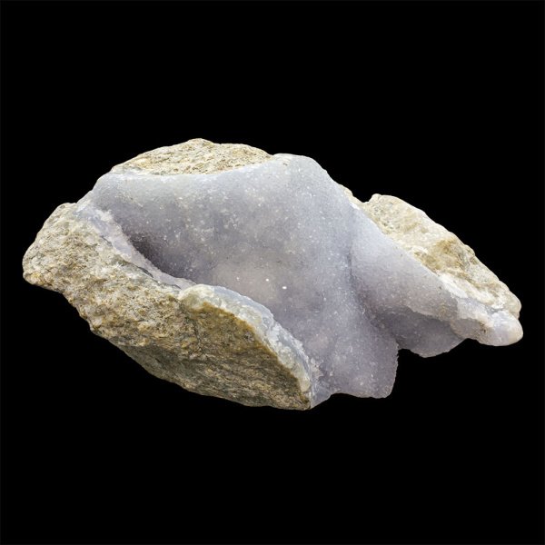 Attuned Druzy Blue Lace Agate in Matrix