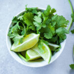 cilantro with lime