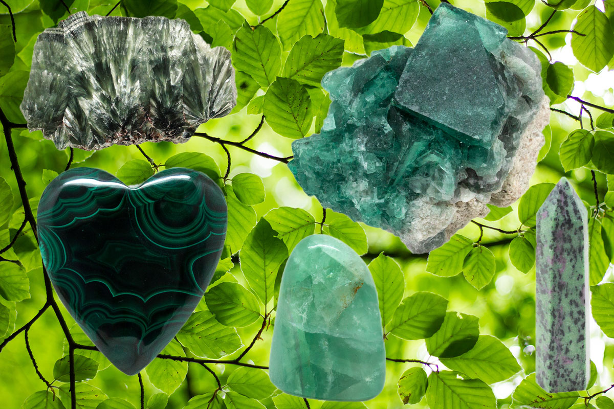 green crystals for healing