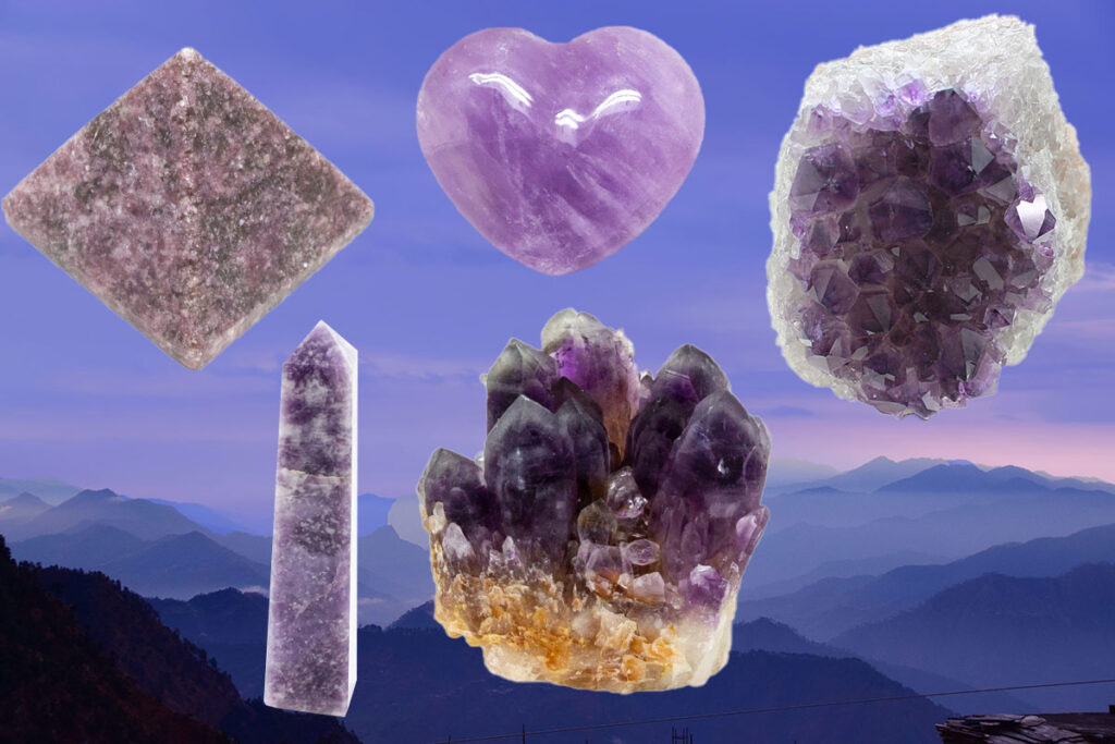violet crystals