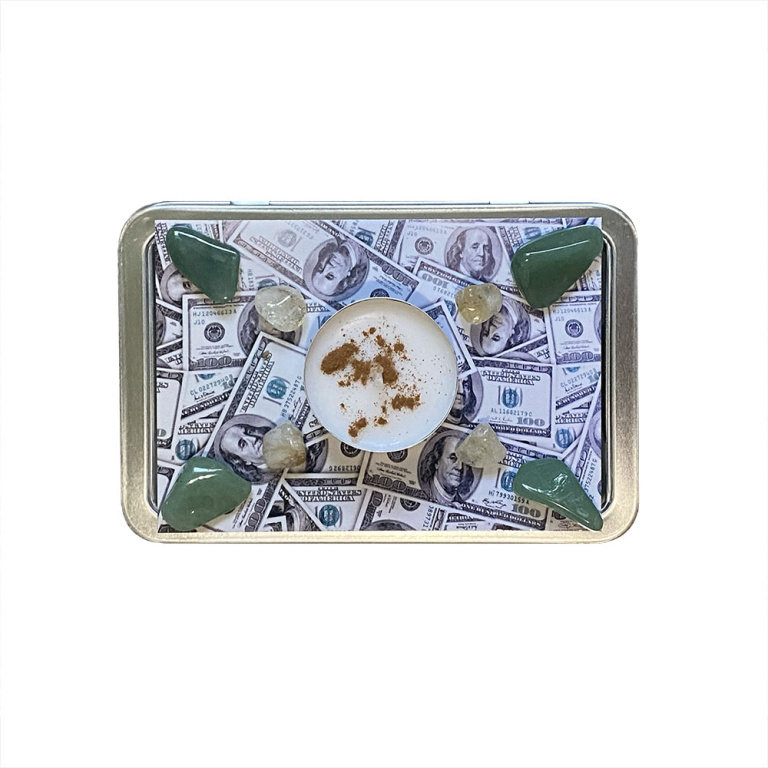 Fast Money Pocket Ritual Kit Crystal Vaults