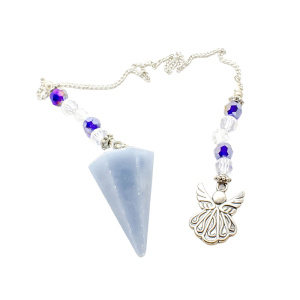 angelite crystal pendulum