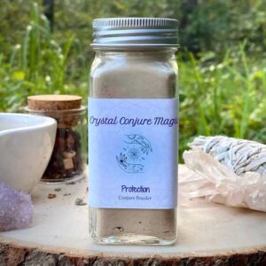 crystal conjure magic protection conjure powder
