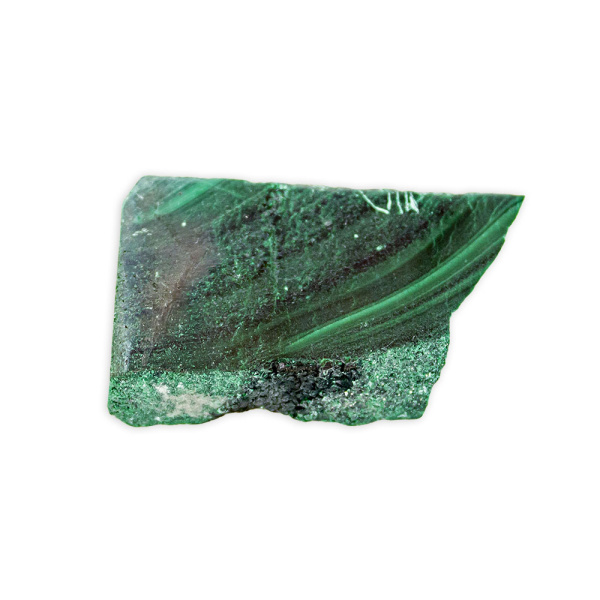 Pre-Sale Green Flame Polished Malachite Slice - Image 3