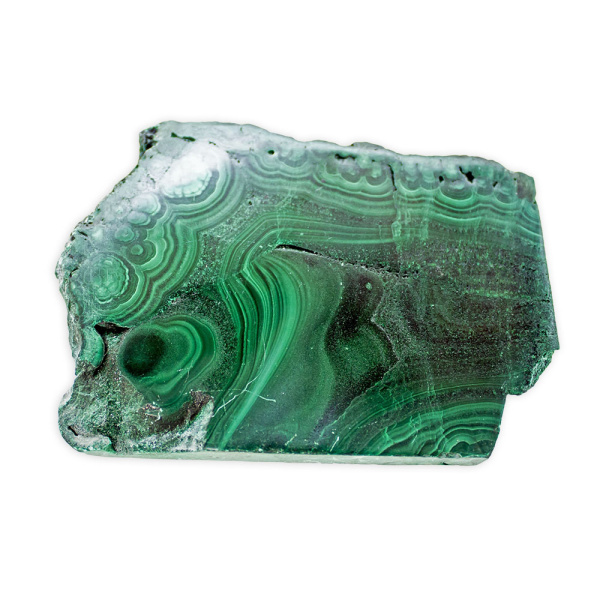 Pre-Sale Green Flame Polished Malachite Slice - Image 3