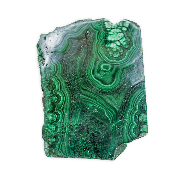 Pre-Sale Green Flame Polished Malachite Slice - Image 2
