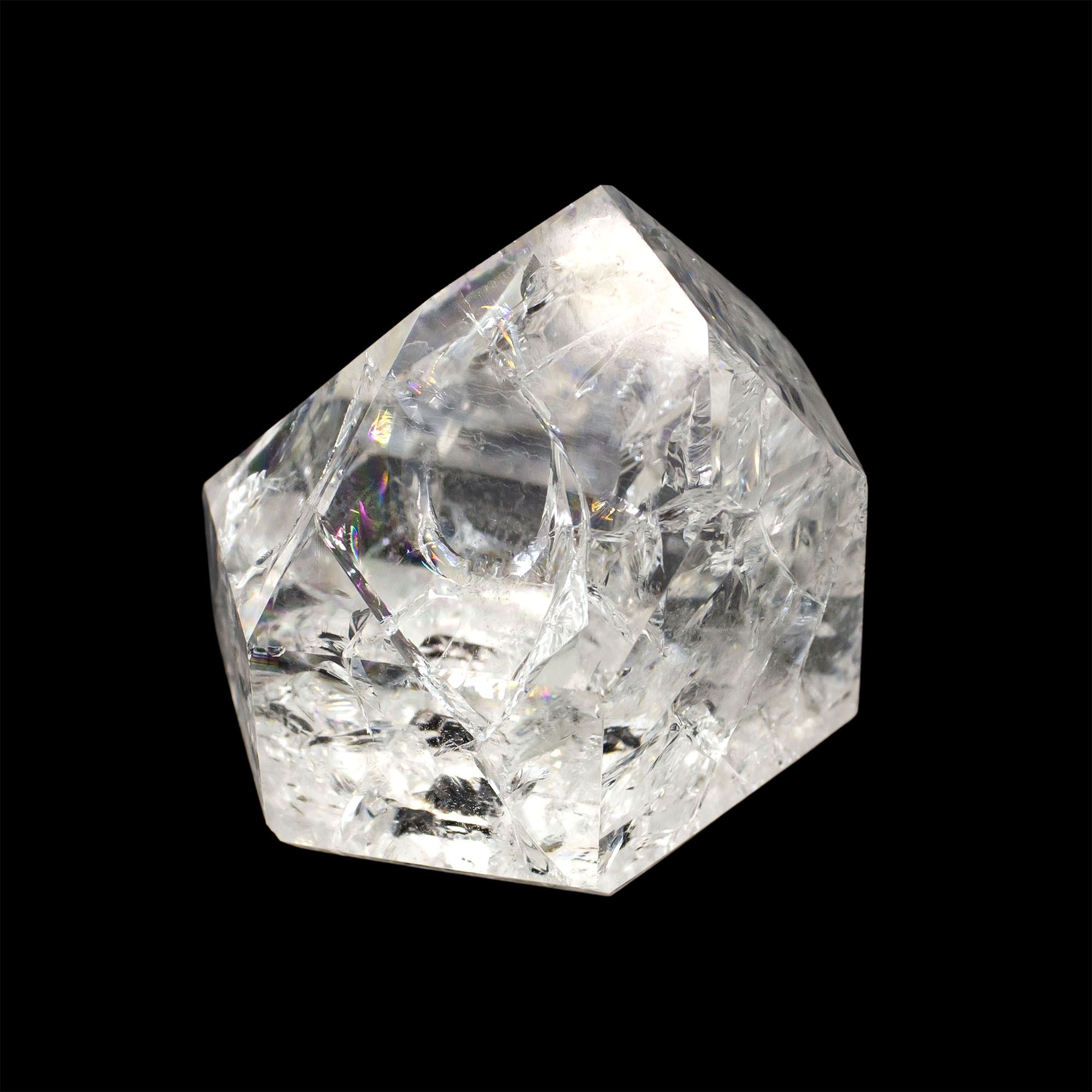 Fire and Ice Quartz Point Crystal Vaults