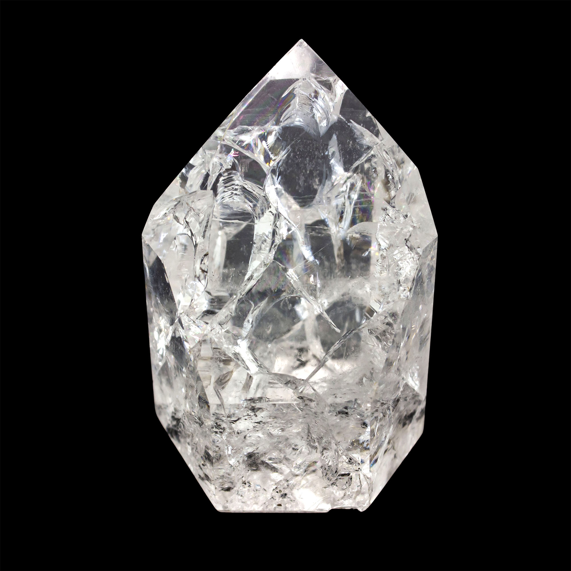 Fire and Ice Quartz Point Crystal Vaults