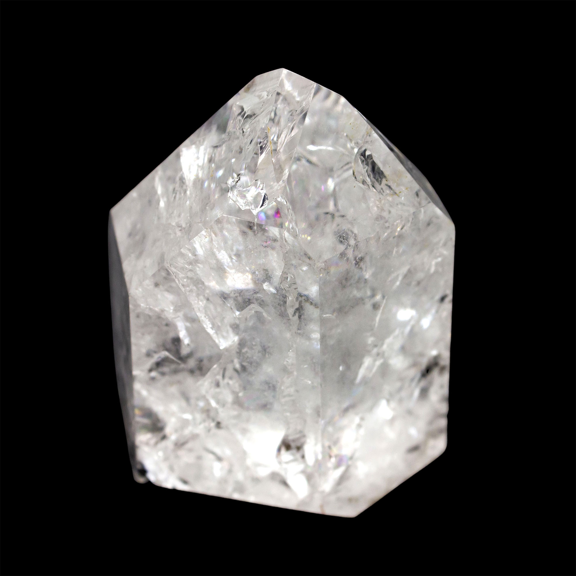 Fire and Ice Quartz Point Crystal Vaults