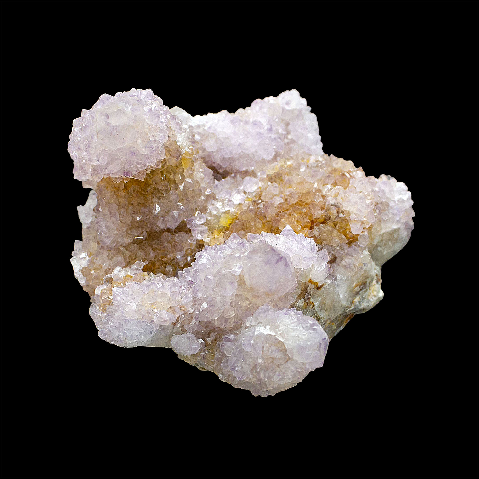 Naturel Citrine Améthyste Cristal Druse Quartz Cluster Pierre