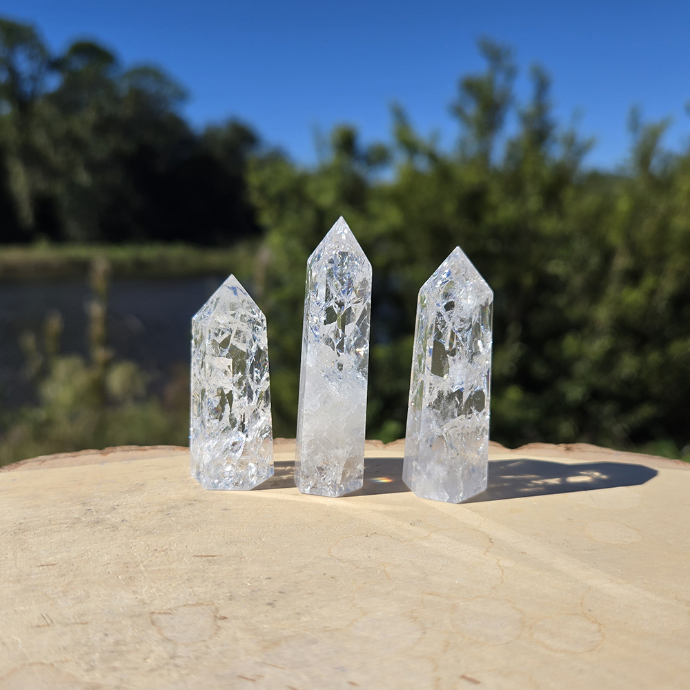 Fire and Ice Quartz Tower Medium