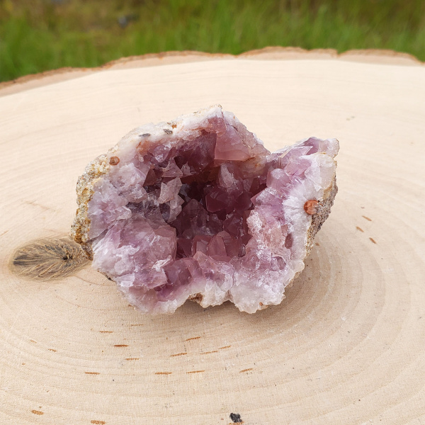 Pink Amethyst Cluster Crystal Vaults