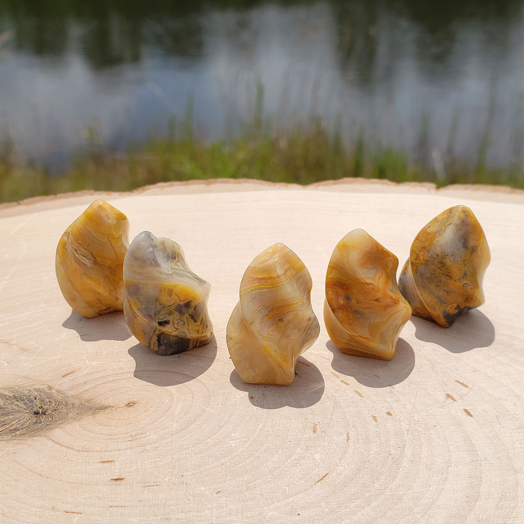 Crazy Lace Agate Mini Flame