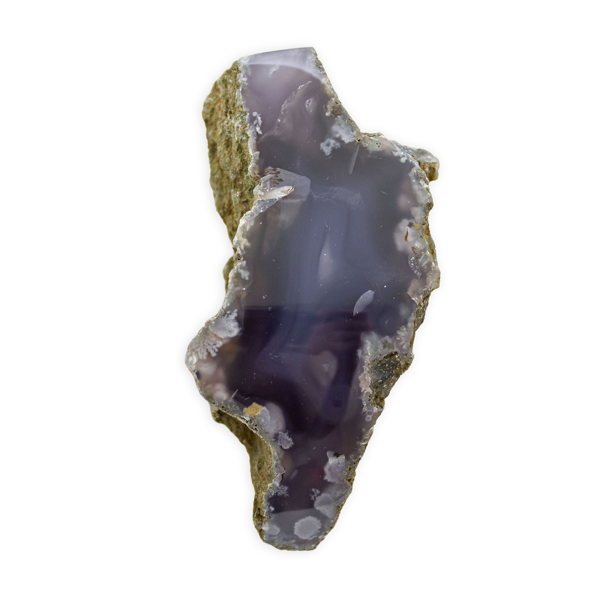 Polished Blue Chalcedony Window (Large)