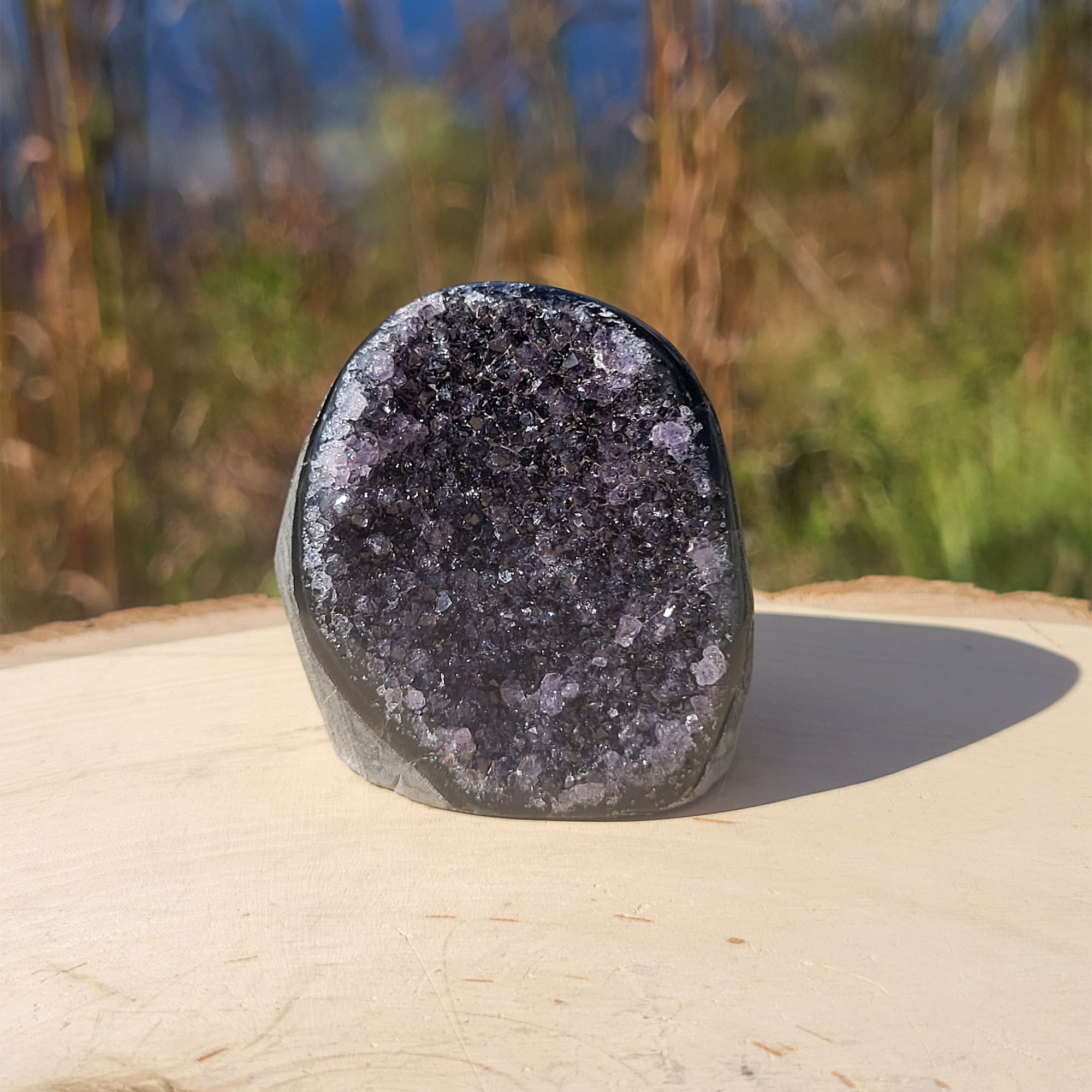 Black Galaxy Amethyst Crystal Vaults