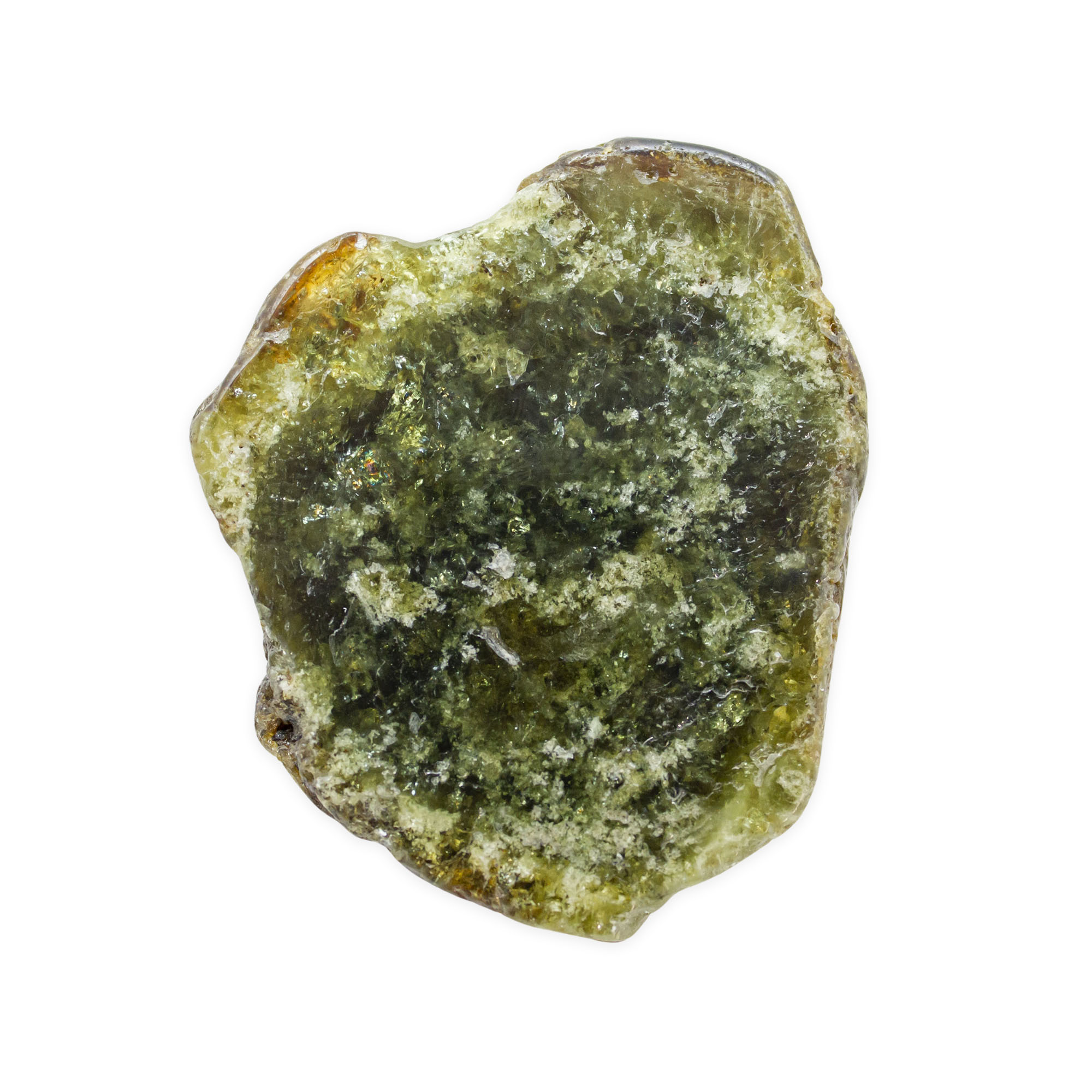 Green Garnet Slice - Crystal Vaults