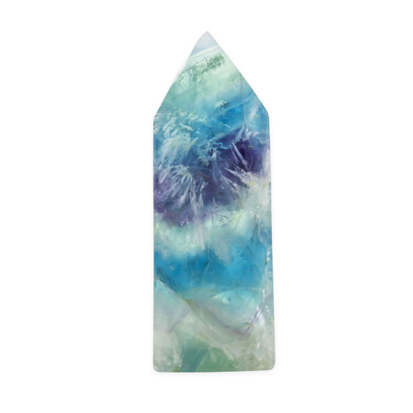 Feather Fluorite Point