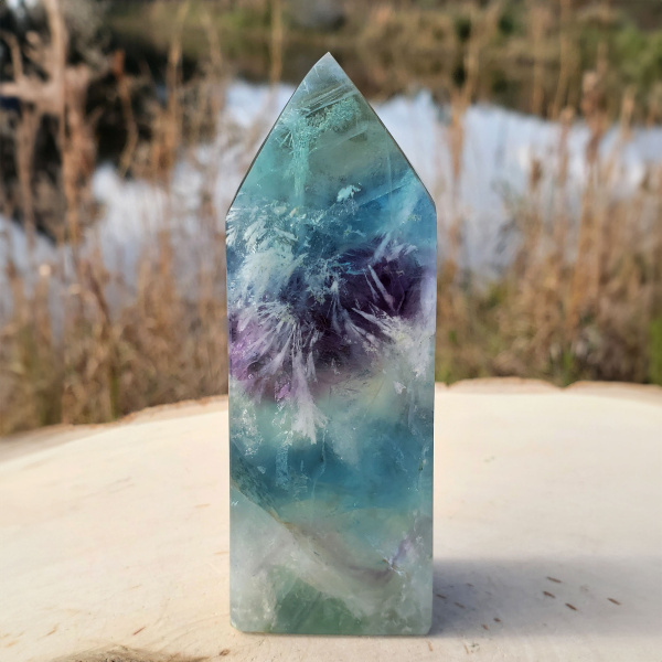 Feather Fluorite Point - Image 3