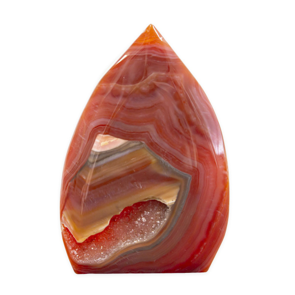 Carnelian Druzy Display Piece
