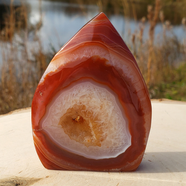 Carnelian Druzy Display Piece - Image 3