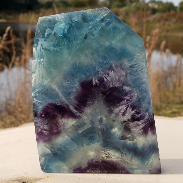 Feather Fluorite Slab - Image 3