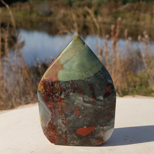 African Bloodstone Display Piece