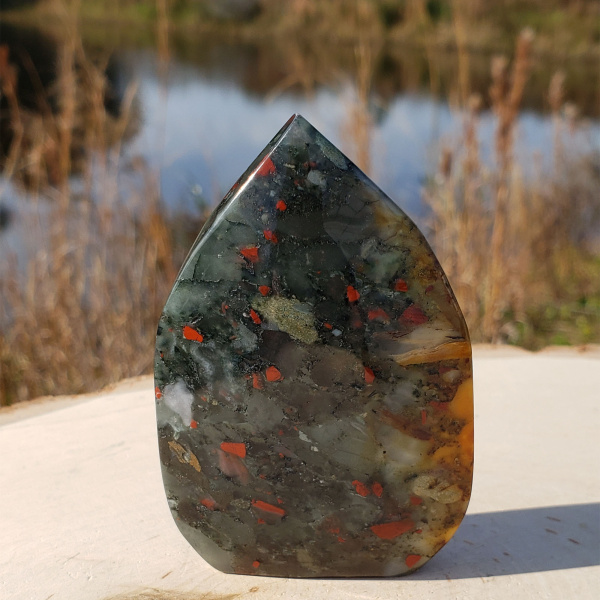 African Bloodstone Display Piece