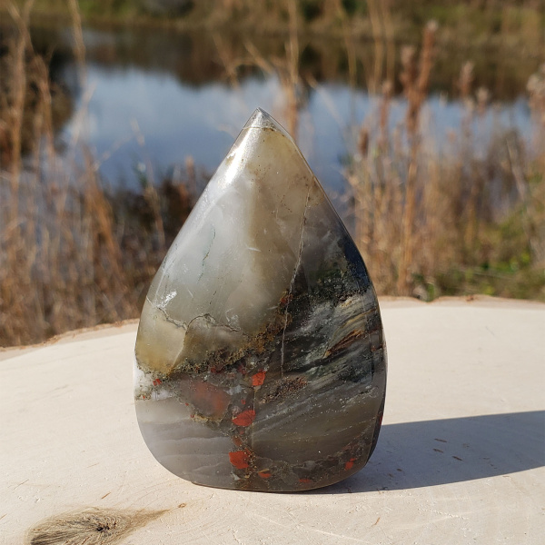 African Bloodstone Display Piece