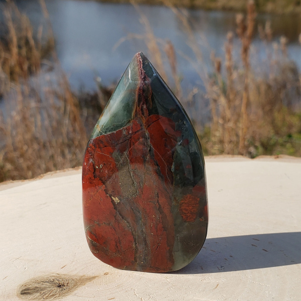 African Bloodstone Display Piece