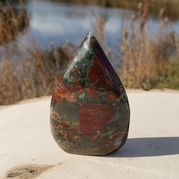 African Bloodstone Display Piece